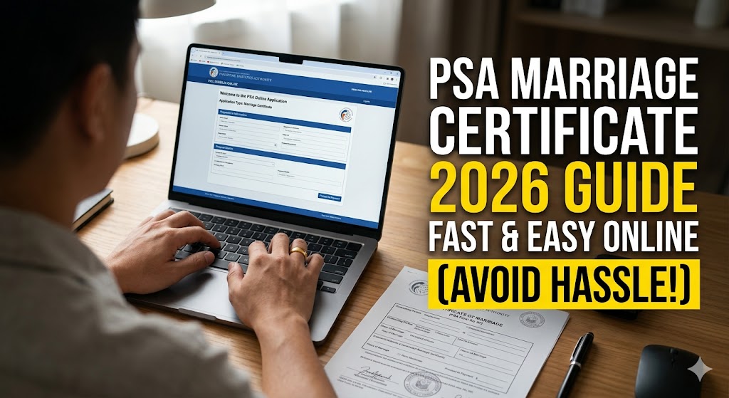 PSA Marriage Certificate 2026 Guide: Fast & Easy Online Delivery (Avoid Hassle!)