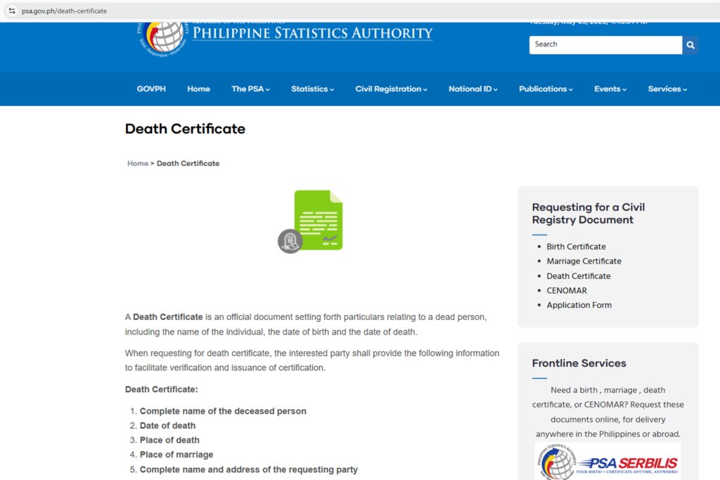 PSA Death Certificate 2026 Guide: Fast Online Process (Avoid Delays)